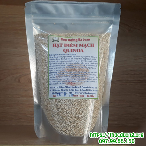 Hạt diêm mạch Quinoa