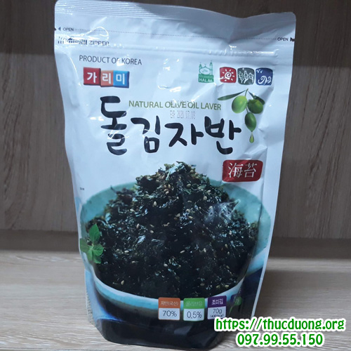 Rong biển rắc cơm Korea