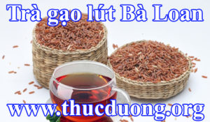 Nước trà gạo lứt rang