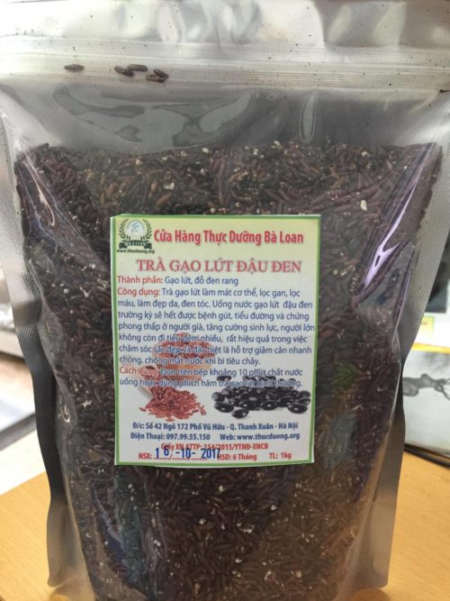 Trà gạo lứt đậu đen