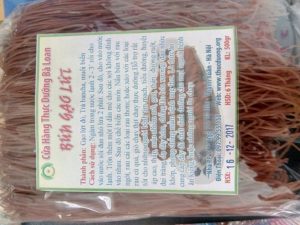 Bún gạo lứt Bà Loan