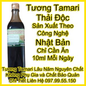 Tương tamari lâu năm Bà Loan chai thủy tinh 500ml