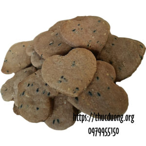 Bánh quy gạo lứt mè đen 300g